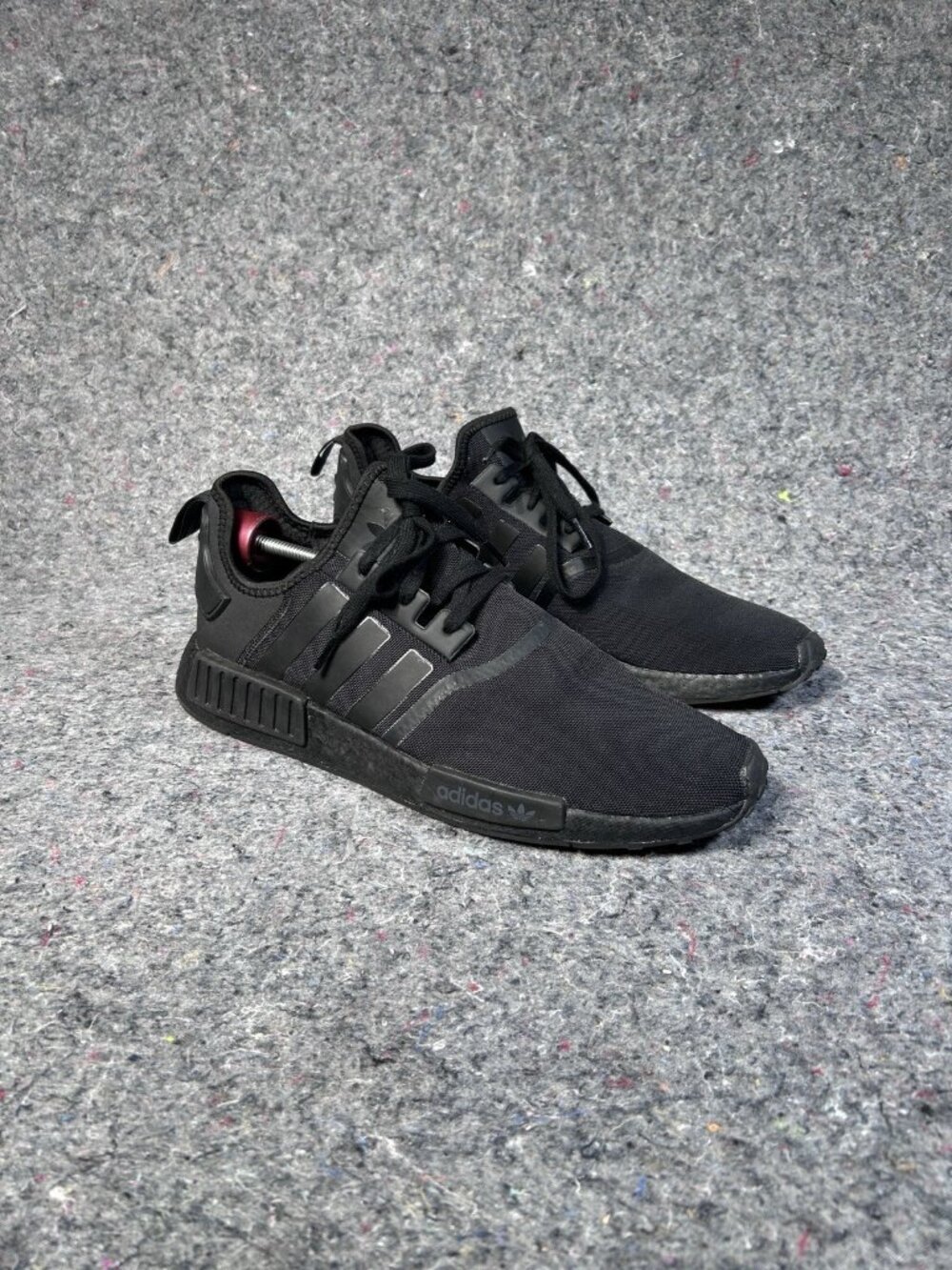 Adidas NMD R1 Triple Black Boost Sneakers Men’s Size 14 FV9015”
